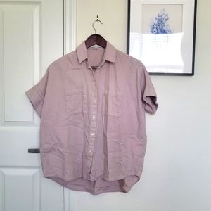 Madewell flannel button down (XS)
